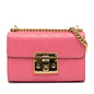 Gucci Small Guccissima Padlock Crossbody Bag (SHG-1P2MX2)