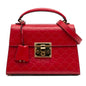 Gucci Small Guccissima Padlock Satchel
