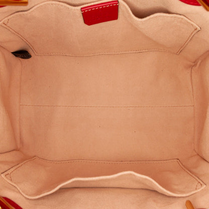 Gucci Small Guccissima Padlock Tote