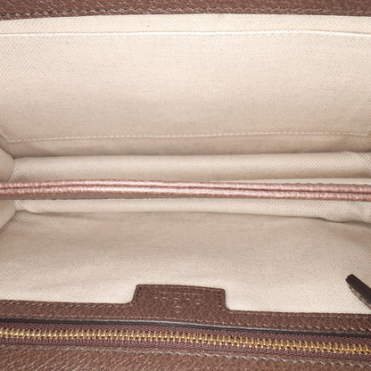 Gucci Small Jumbo GG Canvas Web Ophidia Top Handle Flap
