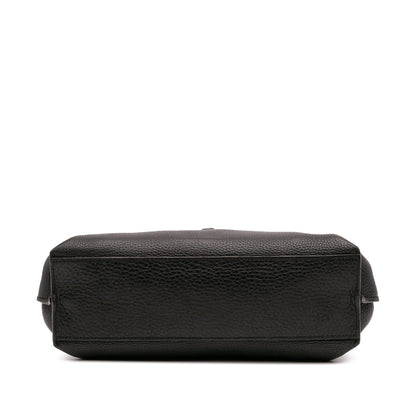 Gucci Small Leather Bamboo Daily Satchel
