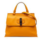 Gucci Small Leather Bamboo Daily Satchel