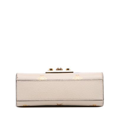 Gucci Small Leather Bee Star Padlock Crossbody
