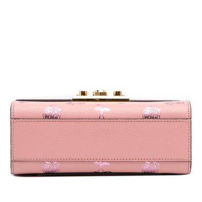 Gucci Small Leather Berry Print Padlock Crossbody