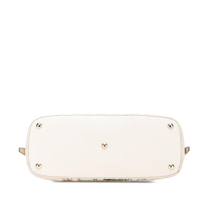 Gucci Small Leather Flora Nice Dome Satchel