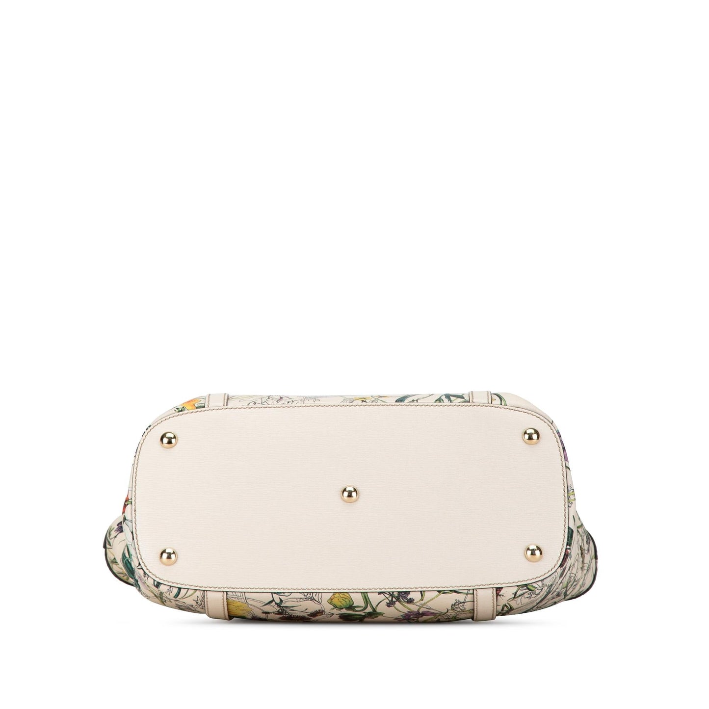 Gucci Small Leather Flora Nice Tote (SHG-PeGDJg)