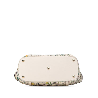 Gucci Small Leather Flora Nice Tote (SHG-PeGDJg)