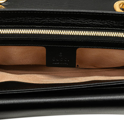 Gucci Small Leather Marina Chain Shoulder Bag