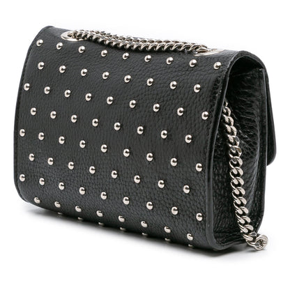 Gucci Small Leather Studded Miss Bamboo Crossbody