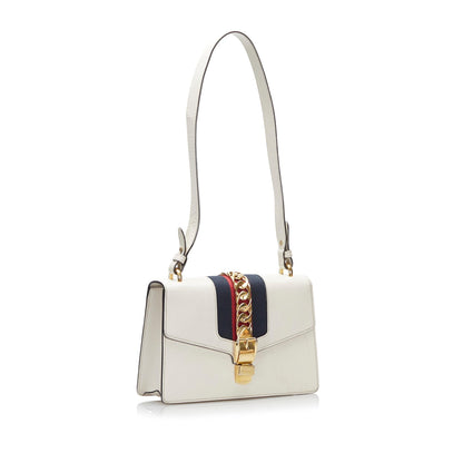 Gucci Small Leather Sylvie Satchel