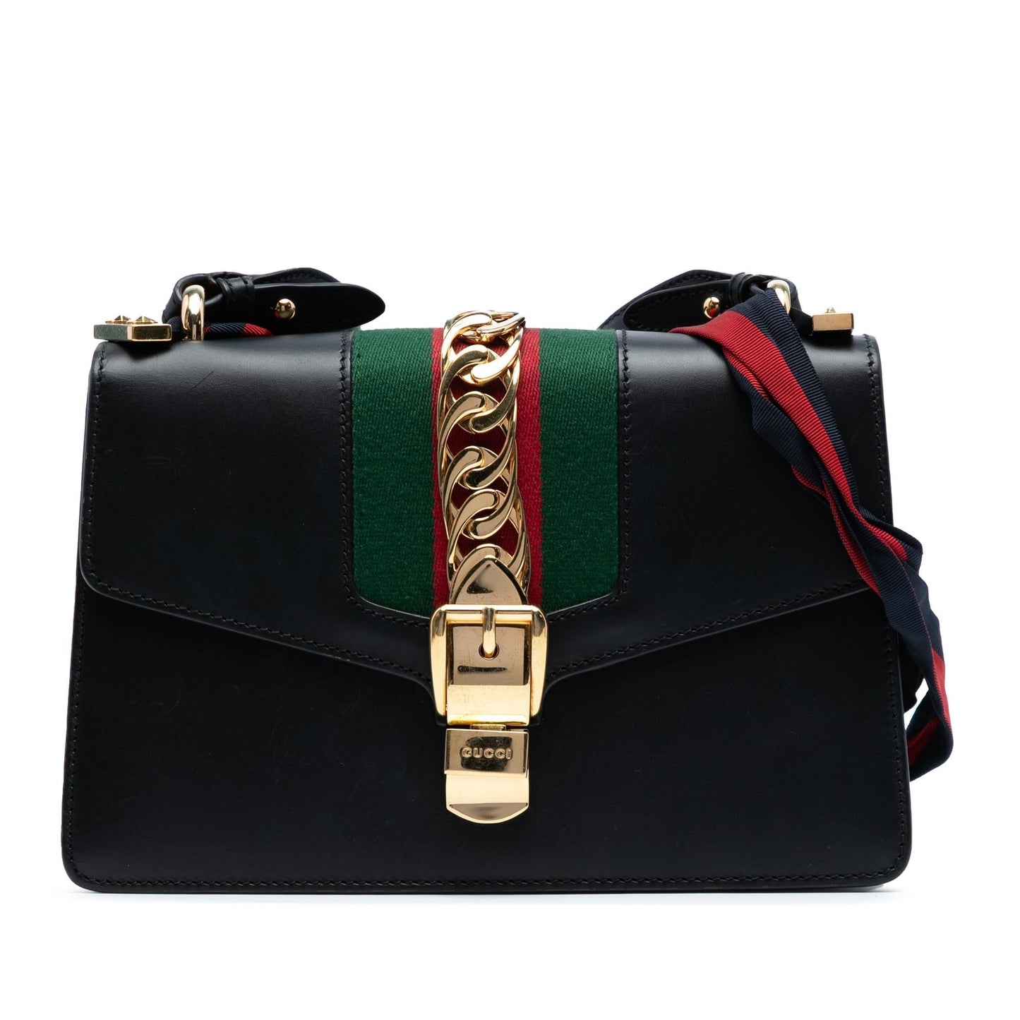 Gucci Small Leather Sylvie Satchel