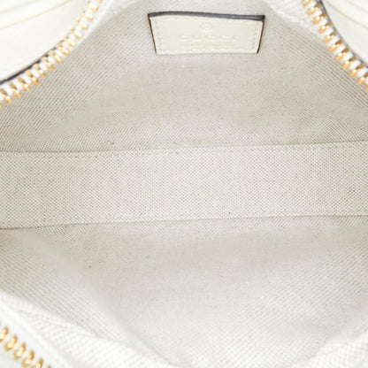 Gucci Small Leather Web Attache Crossbody