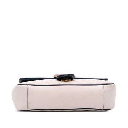 Gucci Small Matelasse Leather Torchon GG Marmont Flap