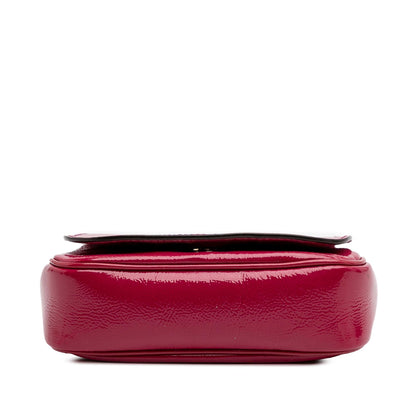 Gucci Small Patent Soho Chain Flap Crossbody