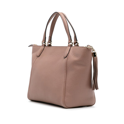 Gucci Small Pebbled Leather Soho Cellarius Satchel