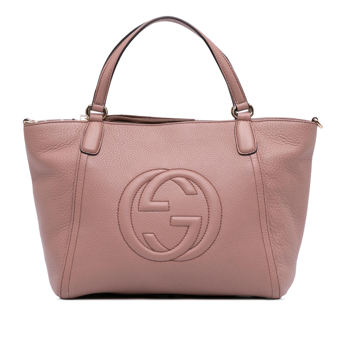 Gucci Small Pebbled Leather Soho Cellarius Satchel