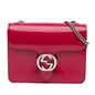 Gucci Small Polished Calfskin Interlocking G Dollar Crossbody