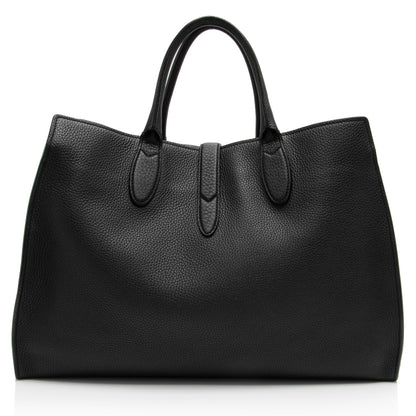 Gucci Soft Pebbled Leather Jackie Medium Tote - FINAL (SHF-8Qshpx)
