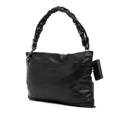 Gucci Studded Calfskin Shoulder Bag