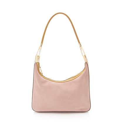Gucci Suede Binoche Small Shoulder Bag (SHF-NVMLND)