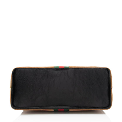 Gucci Suede Ophidia Dome Medium Satchel (SHF-SwVXHC)
