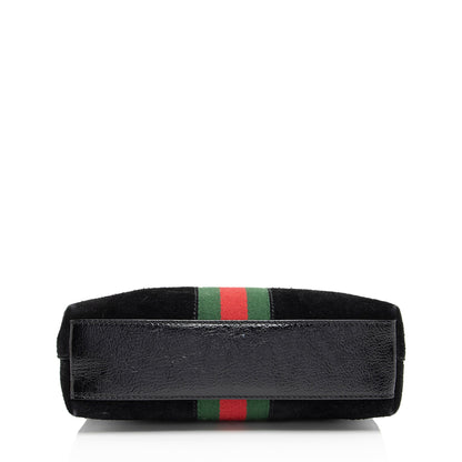 Gucci Suede Ophidia Dome Small Shoulder Bag (SHF-CFe9gy)