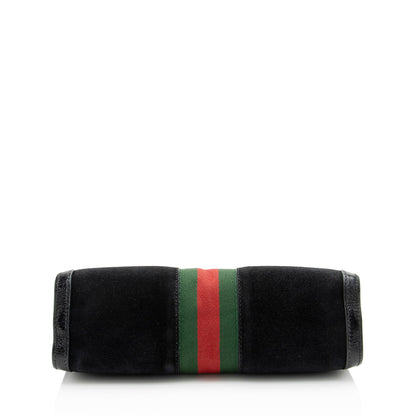 Gucci Suede Ophidia Medium Chain Shoulder Bag