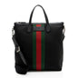 Gucci Techno Canvas Web Vertical Messenger (SHF-QCAJfR)