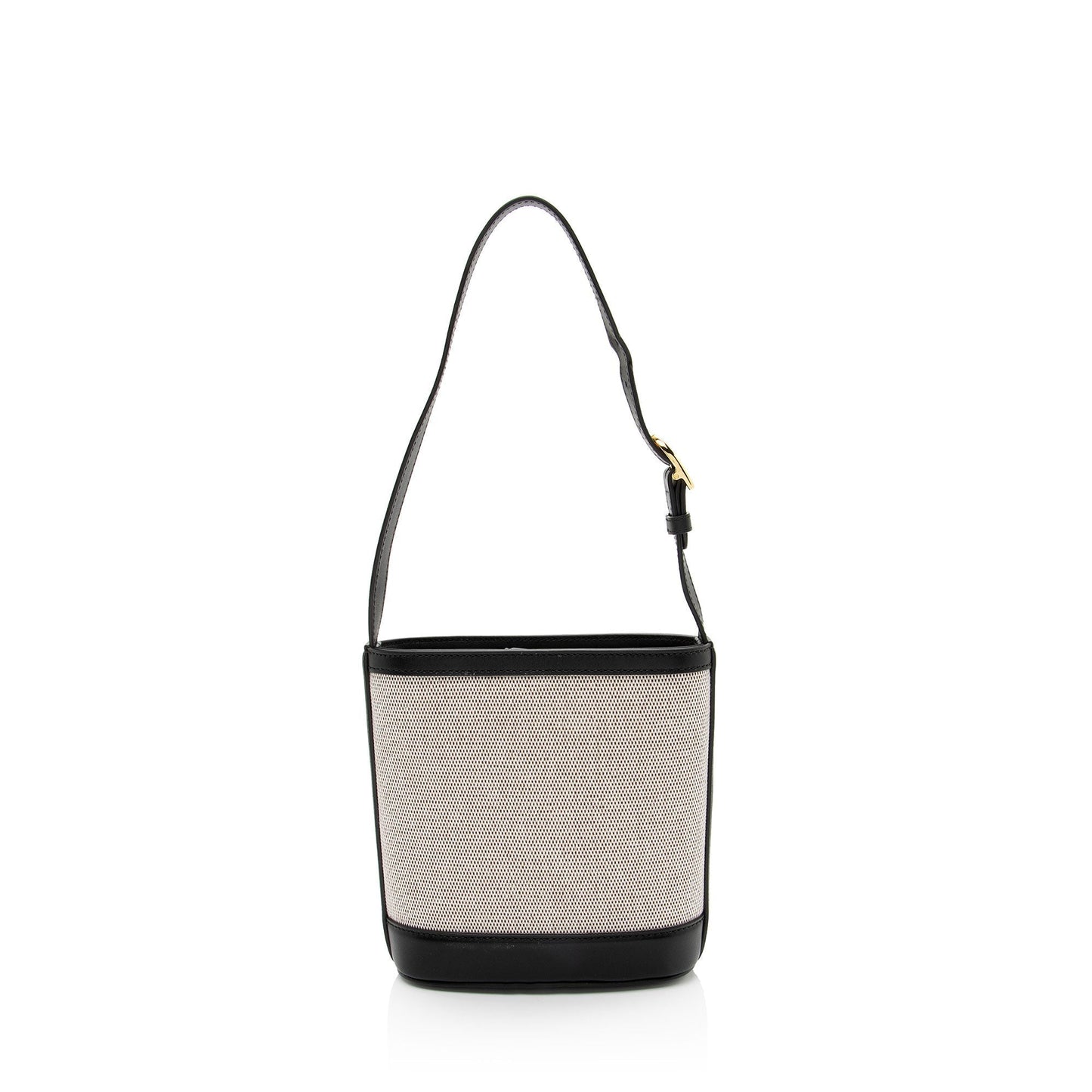 Gucci Toile Leather Gucci 73 Small Bucket Bag