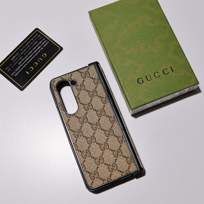 Gucci Case Z Fold 3 4 5 6 Series Samsung Galaxy