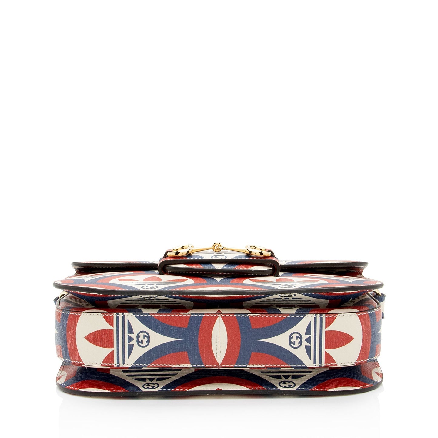 Gucci x Adidas Calfskin Interlocking G Horsebit 1955 Medium Shoulder Bag