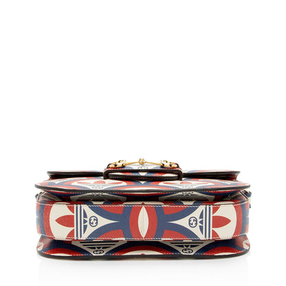 Gucci x Adidas Calfskin Interlocking G Horsebit 1955 Medium Shoulder Bag