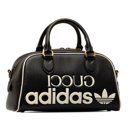 Gucci x Adidas Leather Mini Duffle Bag (SHG-N7PzBW)