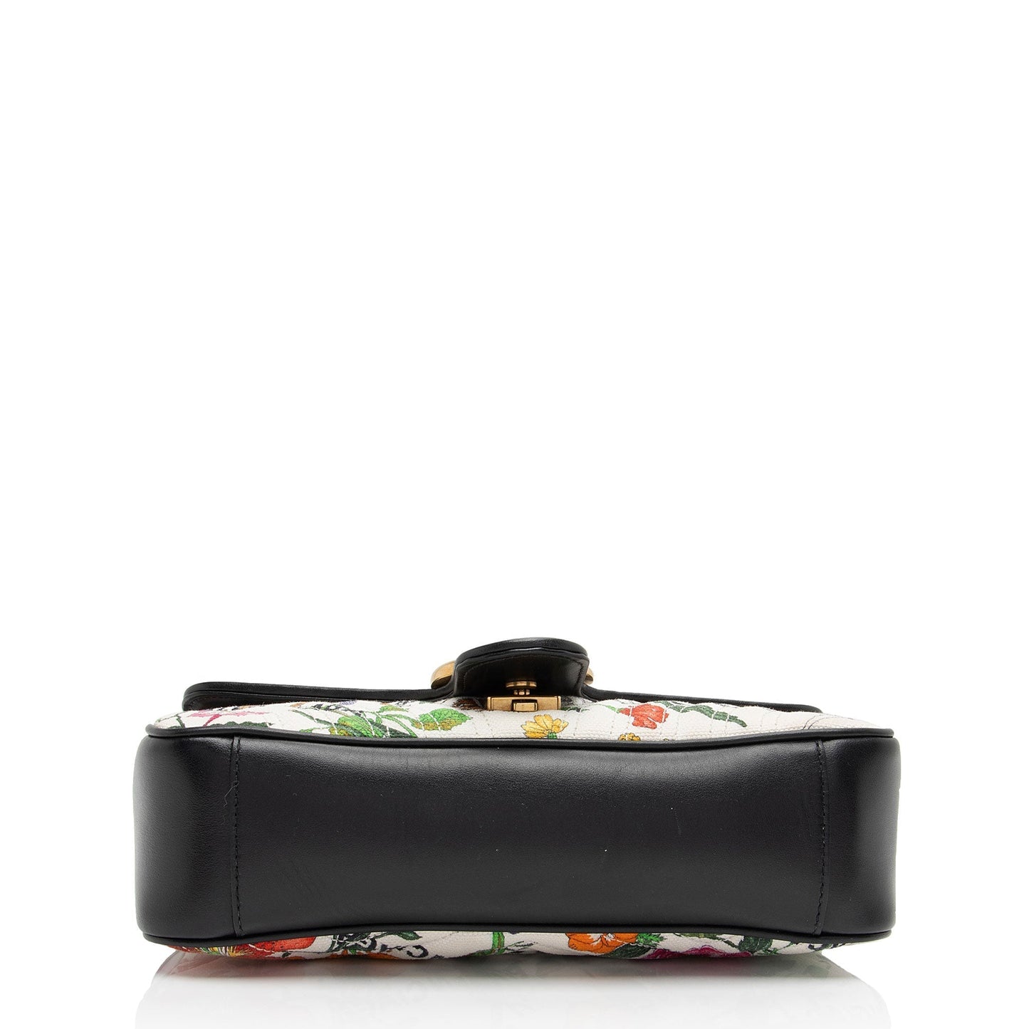 Gucci X Balenciaga Canvas Flora Gg Marmont The Hacker Project Small Flap Shoulder Bag Shf-Nczee5