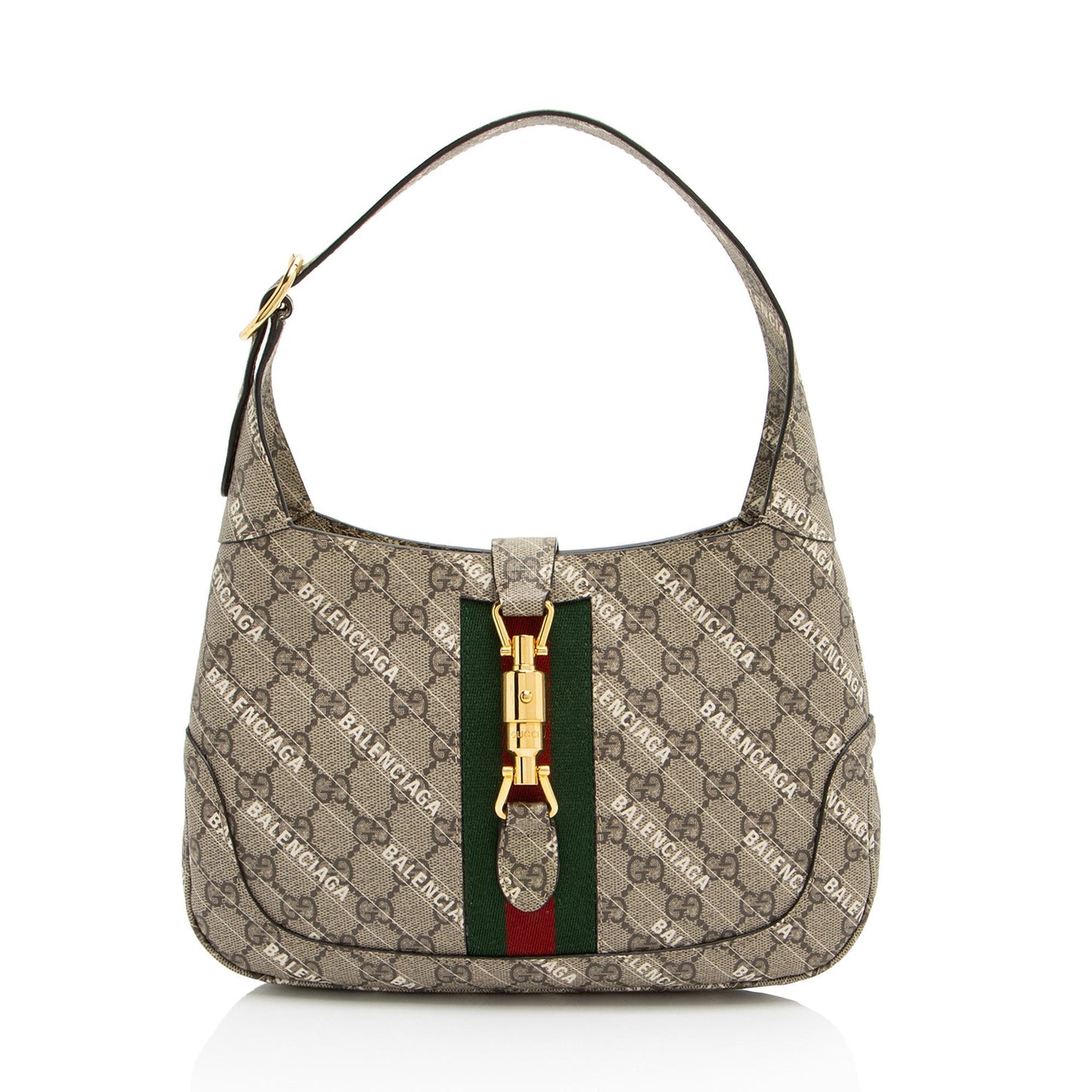 Gucci x Balenciaga GG Supreme The Hacker Project Jackie Small Shoulder Bag
