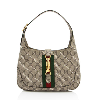 Gucci x Balenciaga GG Supreme The Hacker Project Jackie Small Shoulder Bag