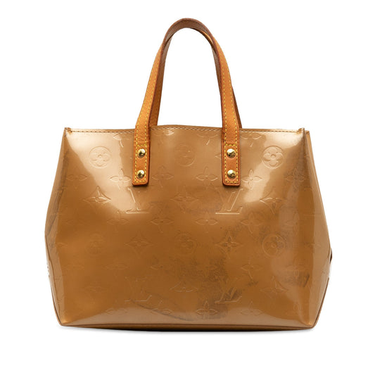 Brown Louis Vuitton Monogram Vernis Reade PM HandBag