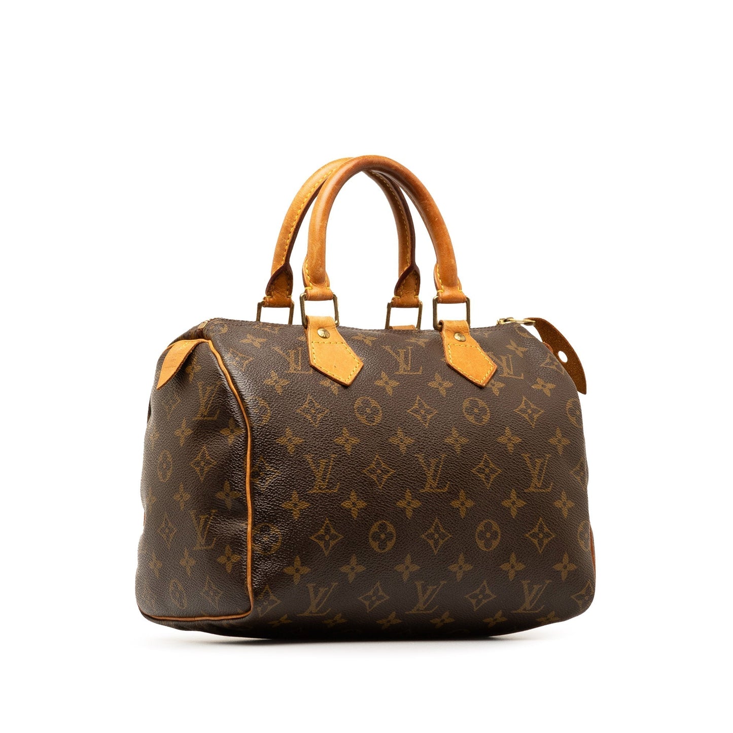 Brown Louis Vuitton Monogram Speedy 25 Boston Bag