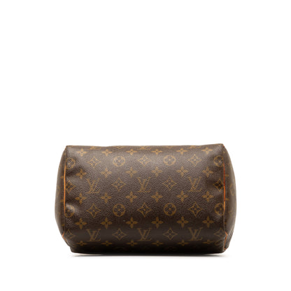 Brown Louis Vuitton Monogram Speedy 25 Boston Bag