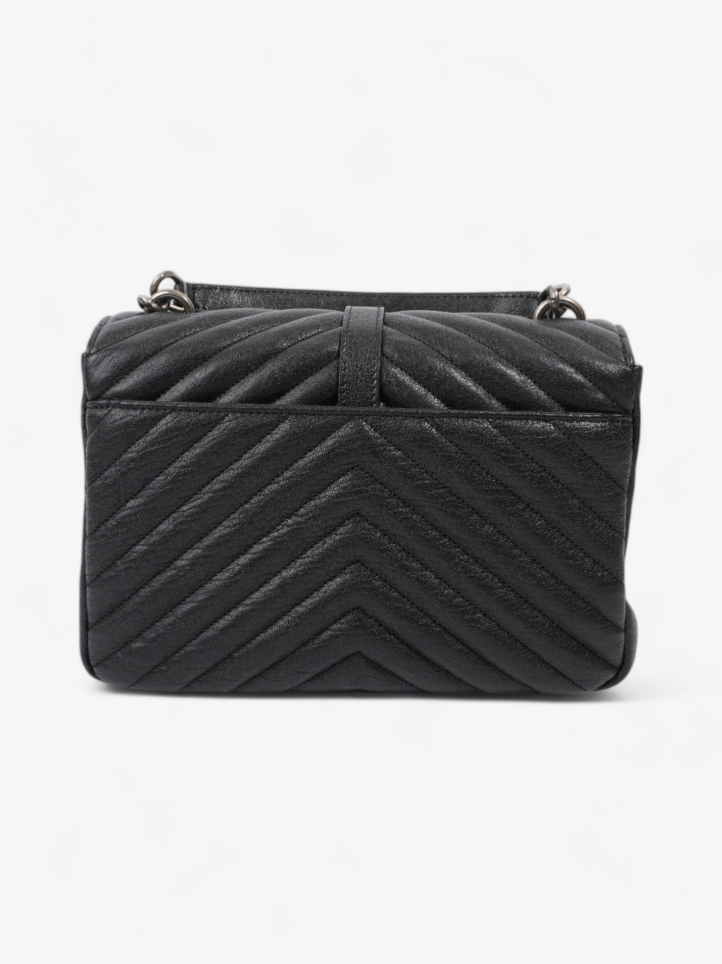Saint Laurent College Leather Black Shoulder Bag Style 6