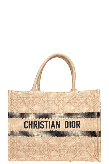 Christian Dior Book Tote Medium Raffia