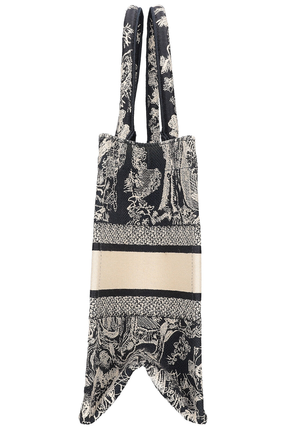 Christian Dior Book Tote Blue White