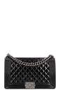 Chanel Boy Bag Large Patent Black