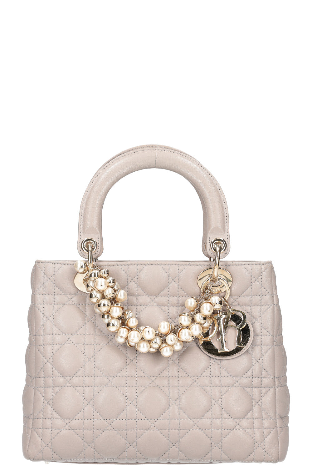 Christian Dior Lady Dior Bag Medium Cannage Grey