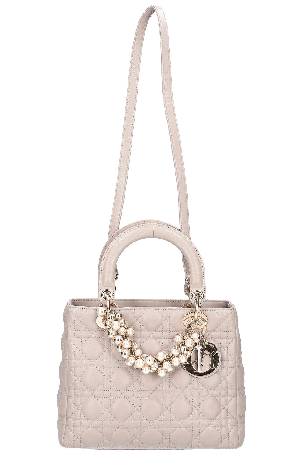 Christian Dior Lady Dior Bag Medium Cannage Grey