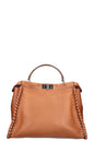 FENDI Peekaboo Large Woven Brown