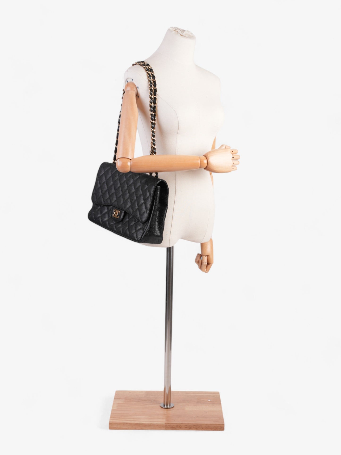 Chanel Caviar Black Shoulder Bag Style 8