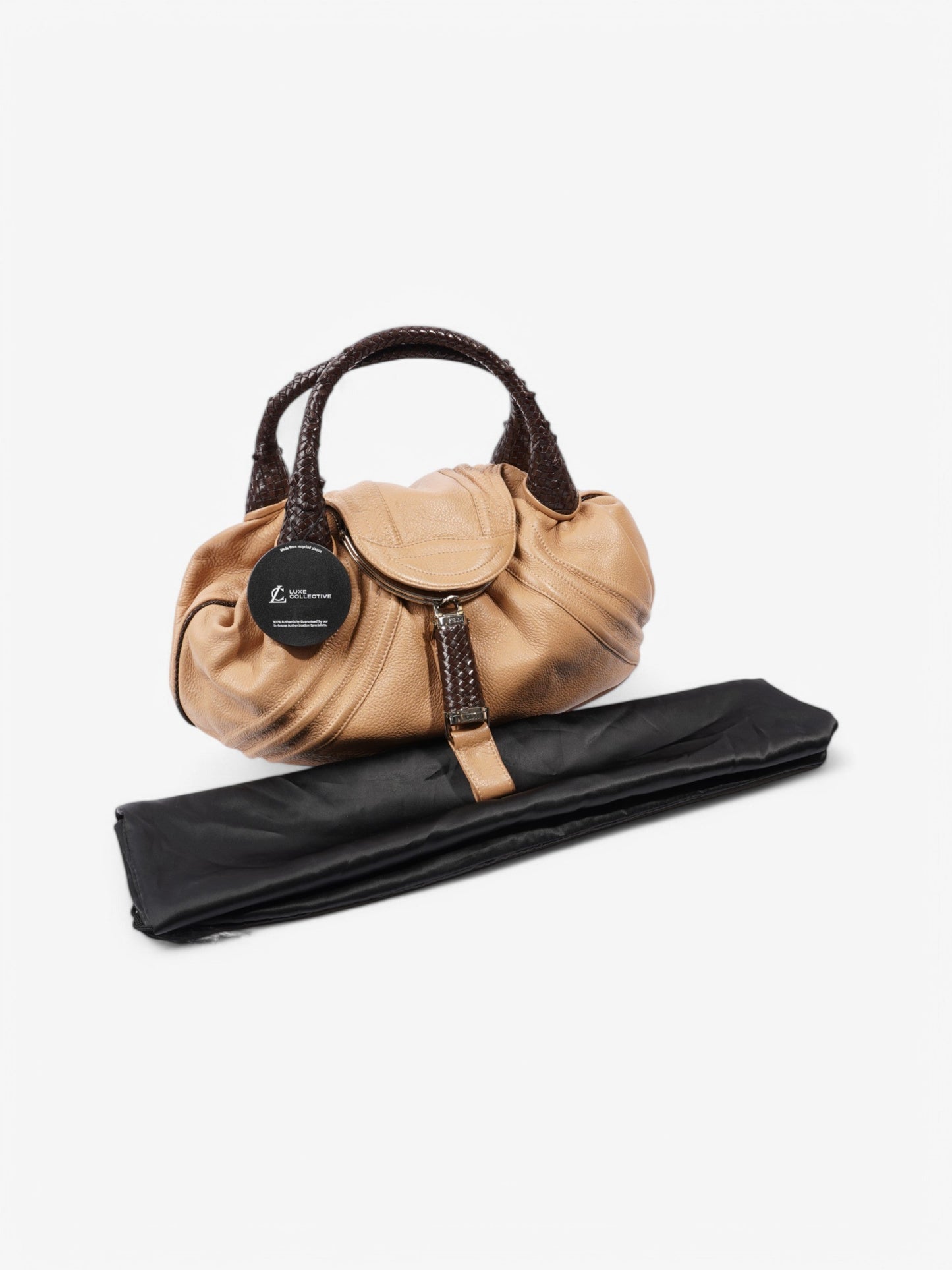 Fendi Leather Brown Shoulder Bag Style 4