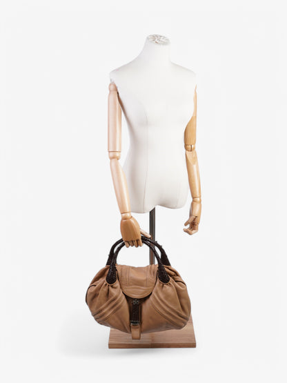 Fendi Leather Brown Shoulder Bag Style 4