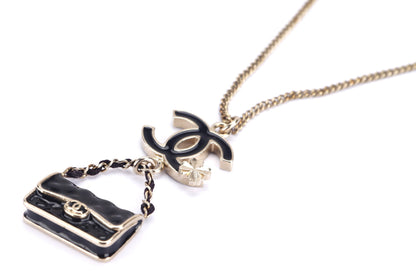 Chanel Black Gold Luxury Handbag